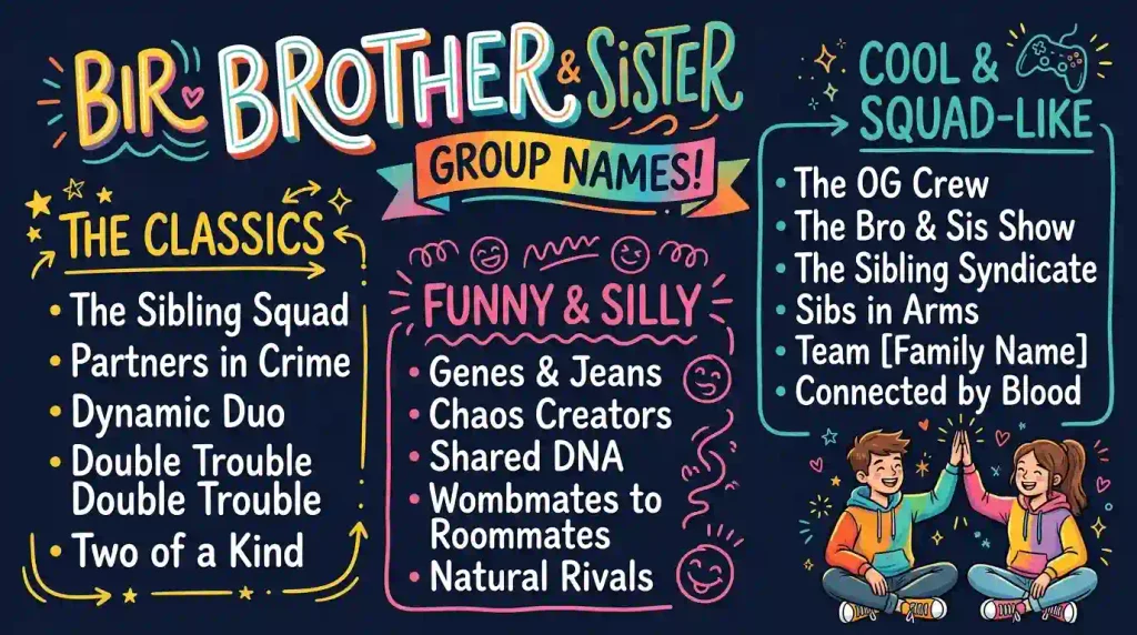 Brother-and-Sister-Group-Names