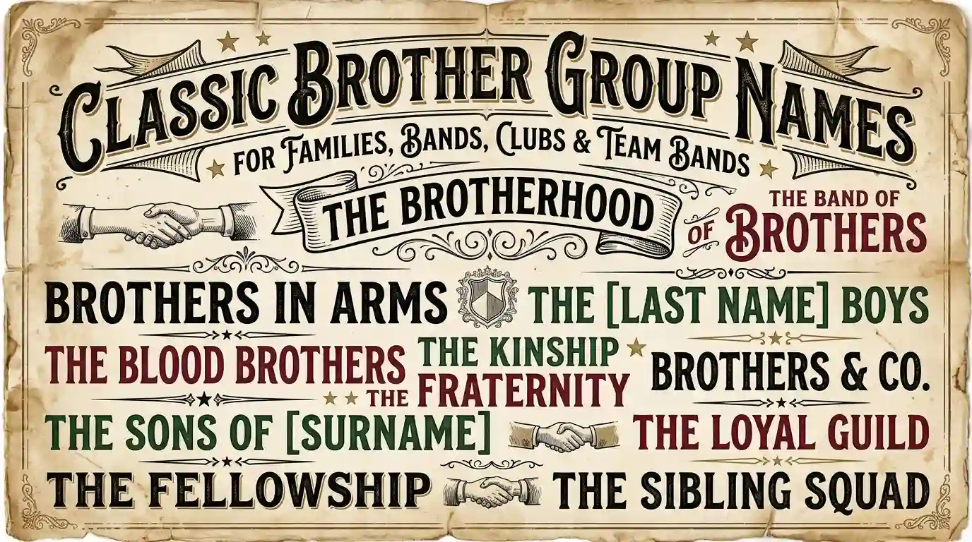 Classic-Brother-Group-Names